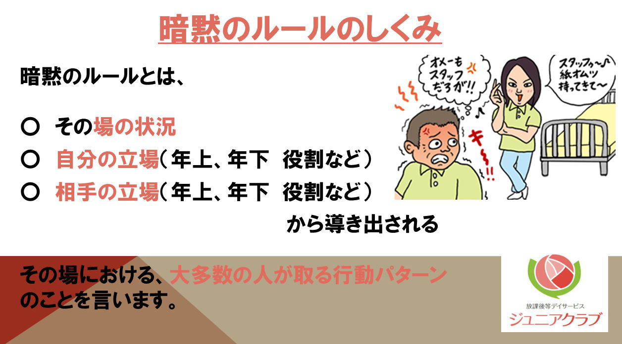 の 了解 暗黙